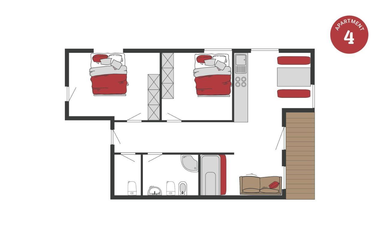 Peil Highend-Basic Apartments San Candido Pokój zdjęcie